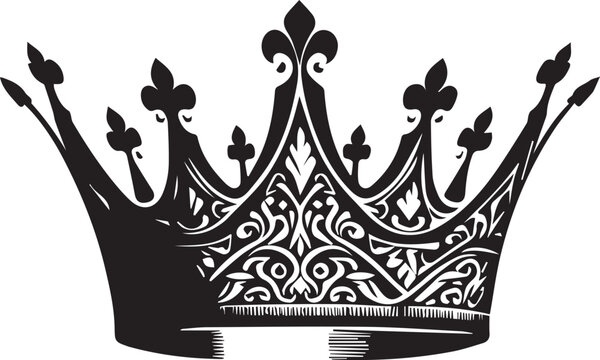 King Crown vector With Celtic And Other Design