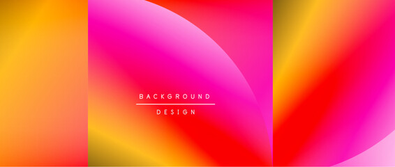 Bright color circle and round element minimal geometric abstract background for posters, covers, banners, brochures, websites