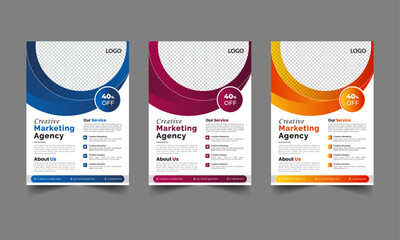 Modern Creative A4 flyer design for your corporate project.