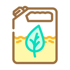 biofuel production biomass energy color icon vector. biofuel production biomass energy sign. isolated symbol illustration