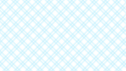 Diagonal blue and white plaid stripes background