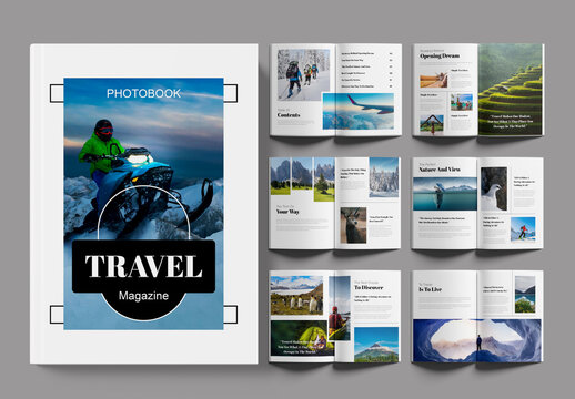 Travel Photo Book Magazine