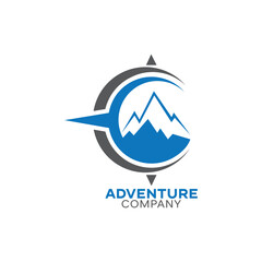 Adventure Sport Logo and Resort Icon Illustration Vector
