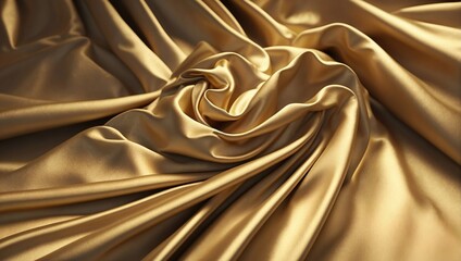 golden satin fabric