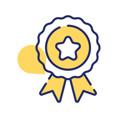 Unique icon of sock in trendy style, isolated on white background