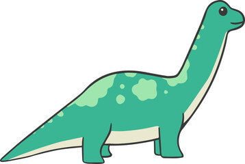 Brontosaurus Vector Stickers