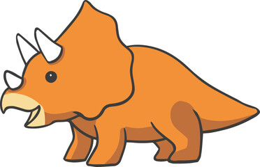 Triceratops Vector Stickers