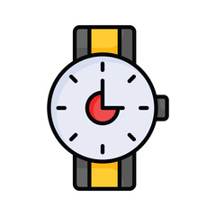 Wrist watch vector design, ready for premium use