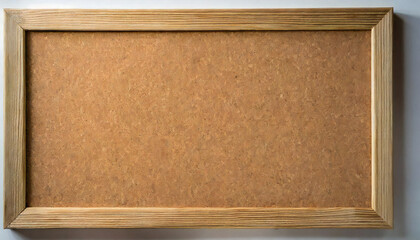 コルクボード。コルクフレーム。木枠。ナチュラル背景。cork board. cork frame. Wood frame. Natural background.