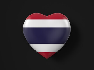 Thailand heart flag