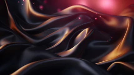 Black silk background © tashechka