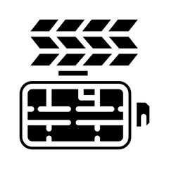 habitat space exploration glyph icon vector. habitat space exploration sign. isolated symbol illustration