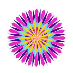 Obraz premium flower mandala design for decoration and designing