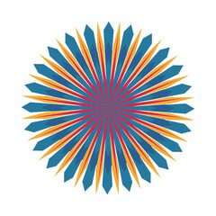 abstract background with star mandala design for decoration and designing