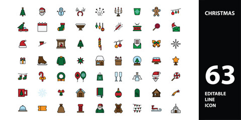 Christmas icon. theme christmast winter holiday Snowflakes and star vector illustration.