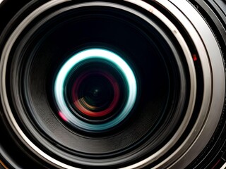 Conceptual Futuristic Camera Lense Illustration