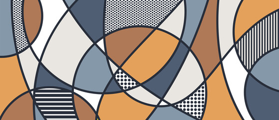 Pop Art vector image. Pop-art geometric colourful.Color splash abstract background for design