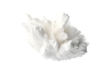 explosion powder 3d rendring isolated on white background. Generative AI. - obrazy, fototapety, plakaty