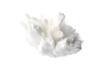 Fotobehang explosion powder 3d rendring isolated on white background. Generative AI. © anjum