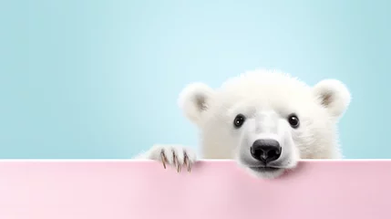 Rolgordijnen Polar bear © Hassan