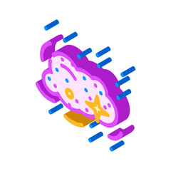 cosmic dust space exploration isometric icon vector. cosmic dust space exploration sign. isolated symbol illustration