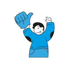 set of tools for vector needs cartoon