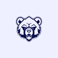 bear head vector