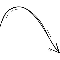 symbol, arrow, sketch, doodle, drawing, illustration, line, pointer, pencil, abstract, down, curve, outline, up, decorative, hand drawn, scribble, decoration