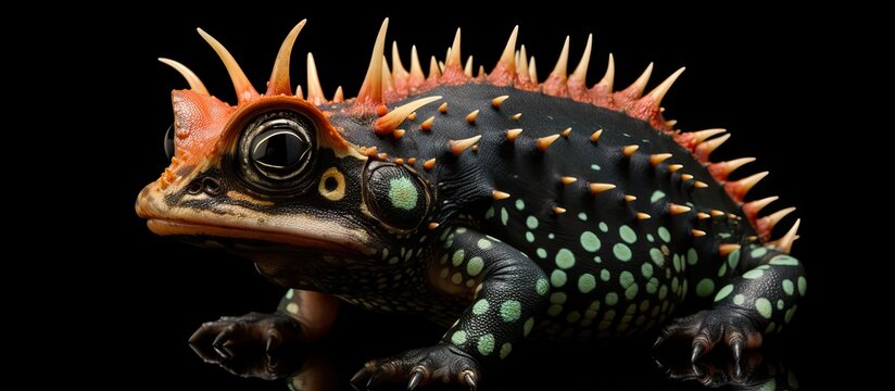 Cranwell's frog (Ceratophrys cranwelli) with horns.