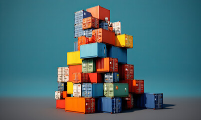 stacks of Containers 