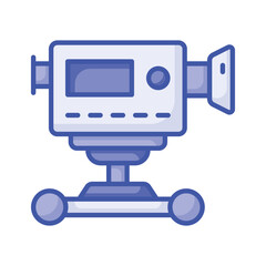 Camera dolly vector design isolated on white background © CreativeStudio