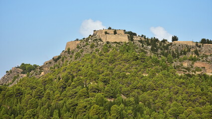fortress Assos of the same name village on island Kefalonia,Greece