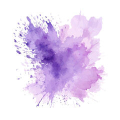 soft lavender watercolor splash stain background - obrazy, fototapety, plakaty