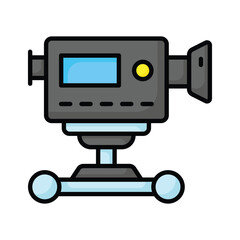 Camera dolly vector design isolated on white background © CreativeStudio