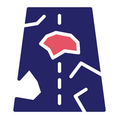 Road Crack Icon