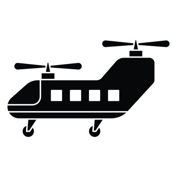 recommend clip art: Military helicopter icon vector on trendy design