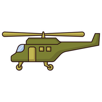 recommend clip art: Military helicopter icon vector on trendy design