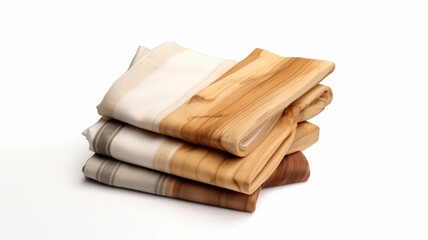 books isolated on white. generative ai