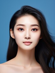 Obraz premium Portrait Photography of Young asian beauty woman with koreans makeup