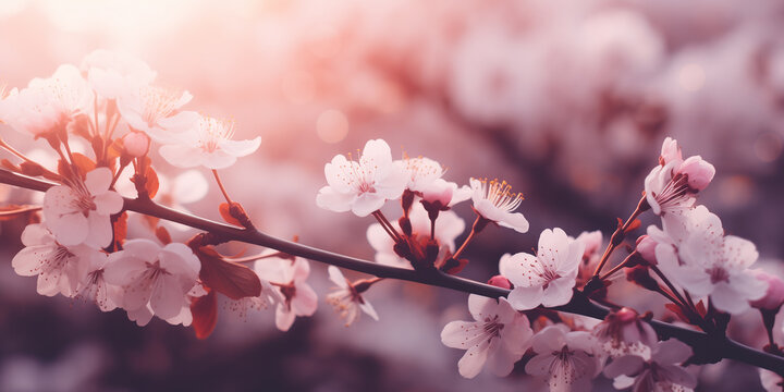 A picture of flowers or trees with a blurred background, focusing on certain details.