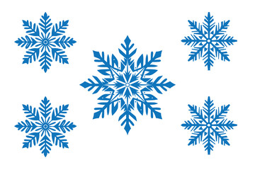 Snowflake isolated on white