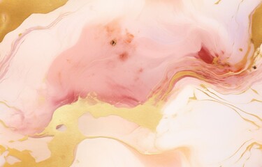 Fototapeta premium Luxury abstract fluid art painting in alcohol ink technique, mixture of colorful