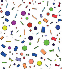 seamless pattern with instruments