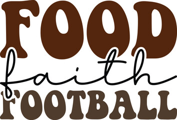 football retro svg design and digital download