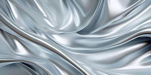 texture of  silver abstract image with waves