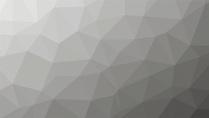 Obraz premium Monochrome polygon pattern. Low poly design 