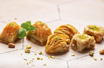 Turkish traditional baklava