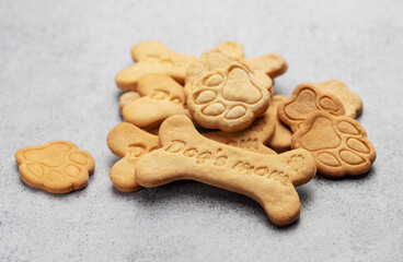 Homemade dog biscuits