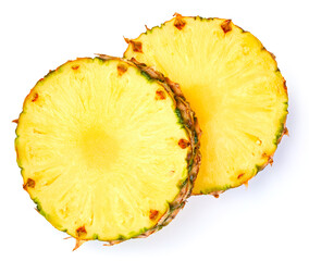 Organic pineapple isolated
