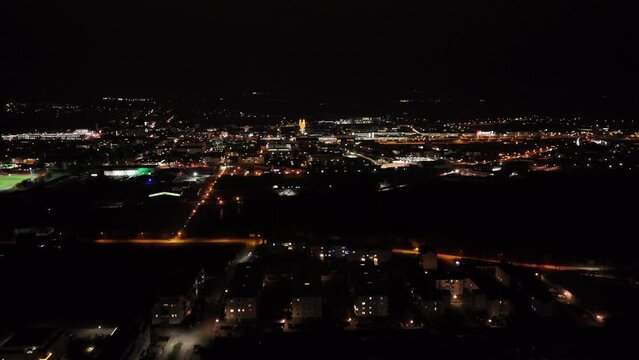 Amstetten Nieder&ouml;sterreich Nacht Video